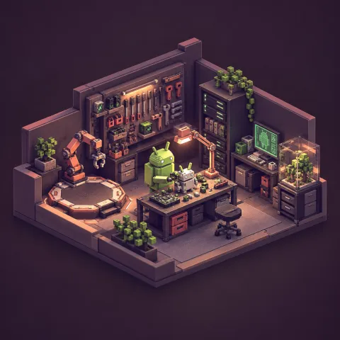Android Robotics Workbench — Voxel Computer
