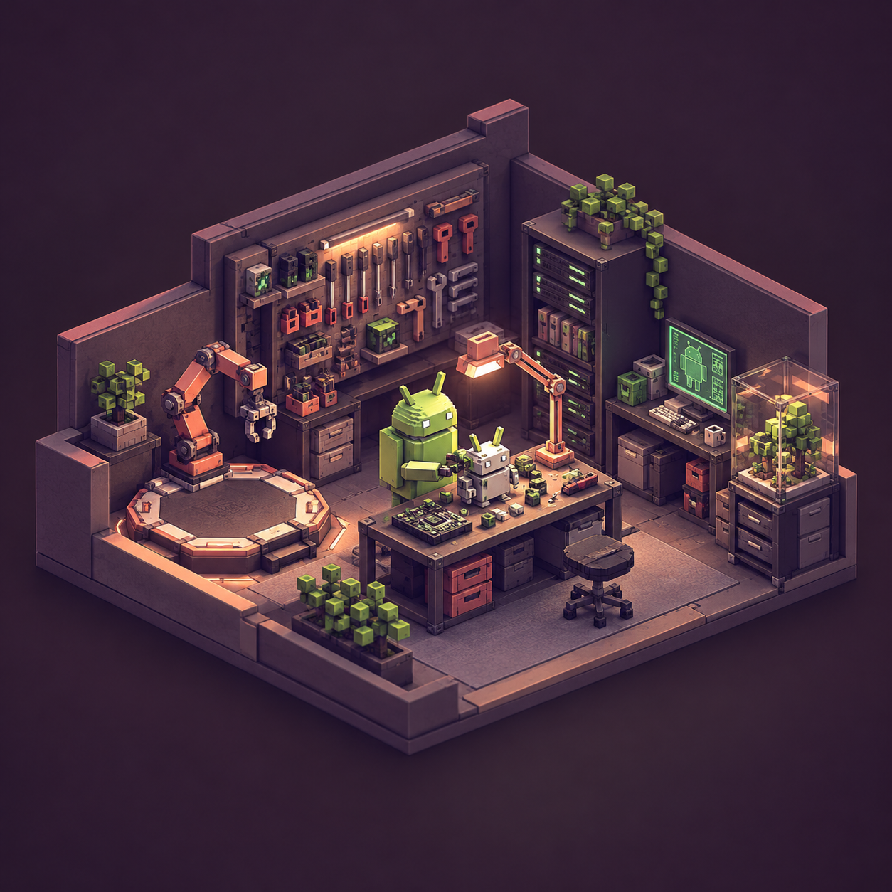 Android Robotics Workbench — Voxel Computer