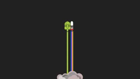 Android Rocket Wallpaper