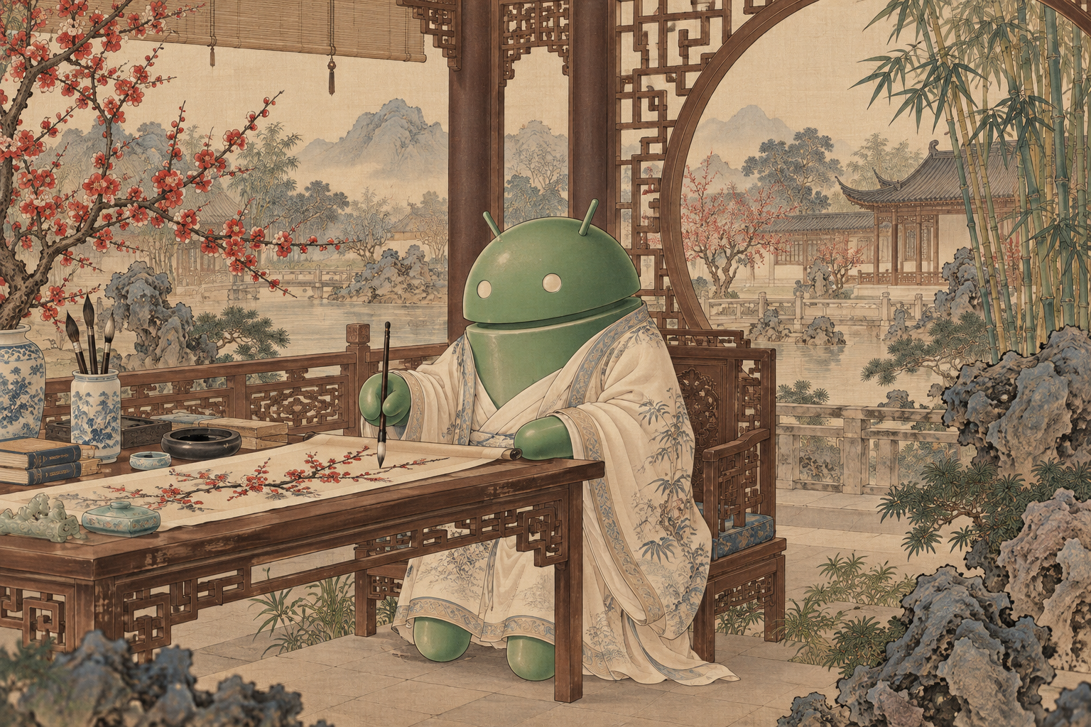 Android Scholar Pavilion — Silk Palace