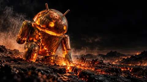 Android Scorched Copper — Charcoal Ember