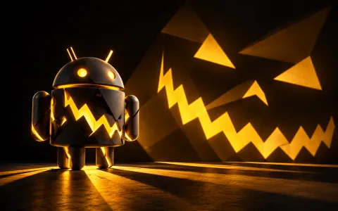 Android Shadow Sculpture — Black Gold Lantern