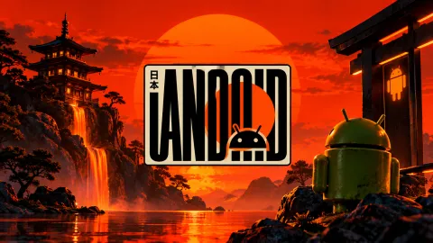 Android Sunset Temple Landscape