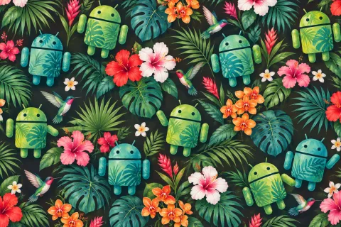 Android Tropical Pattern — Tropical Floral