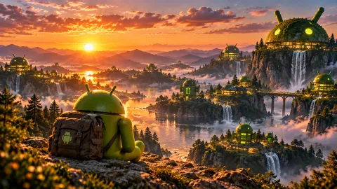 Android Valley at Sunset Wallpaper #1548