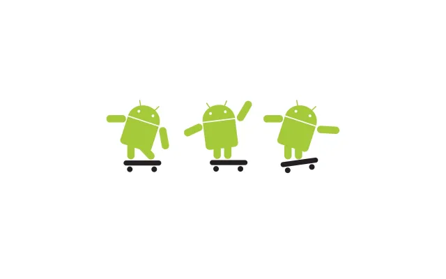 Android White Logo Wallpaper
