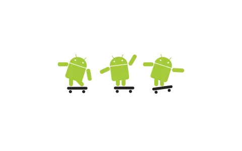 Android White Logo Wallpaper
