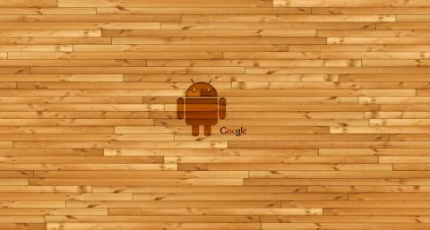 Android Wooden Architecture Wallpaper
