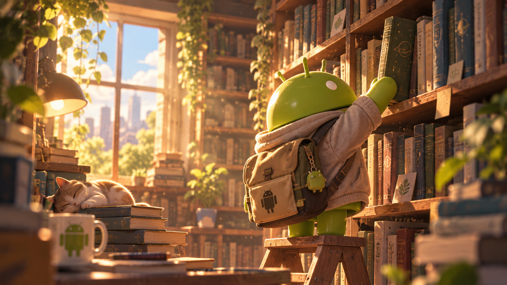 Android’s Cozy Library Adventure