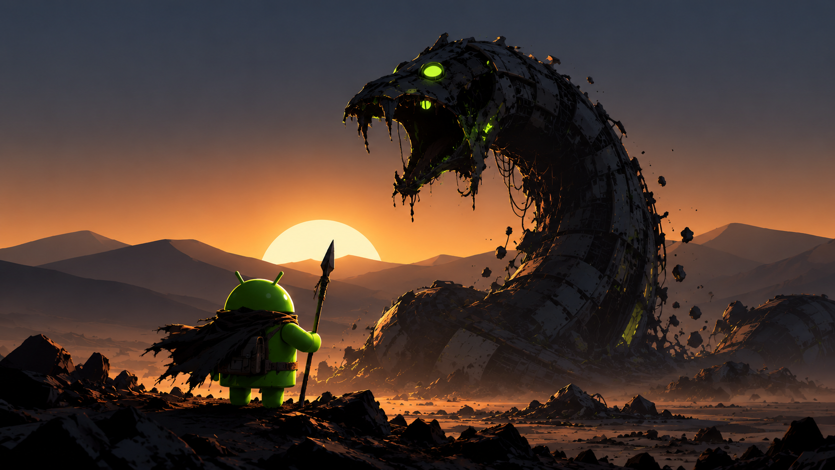 Android’s Stand Against the Serpent