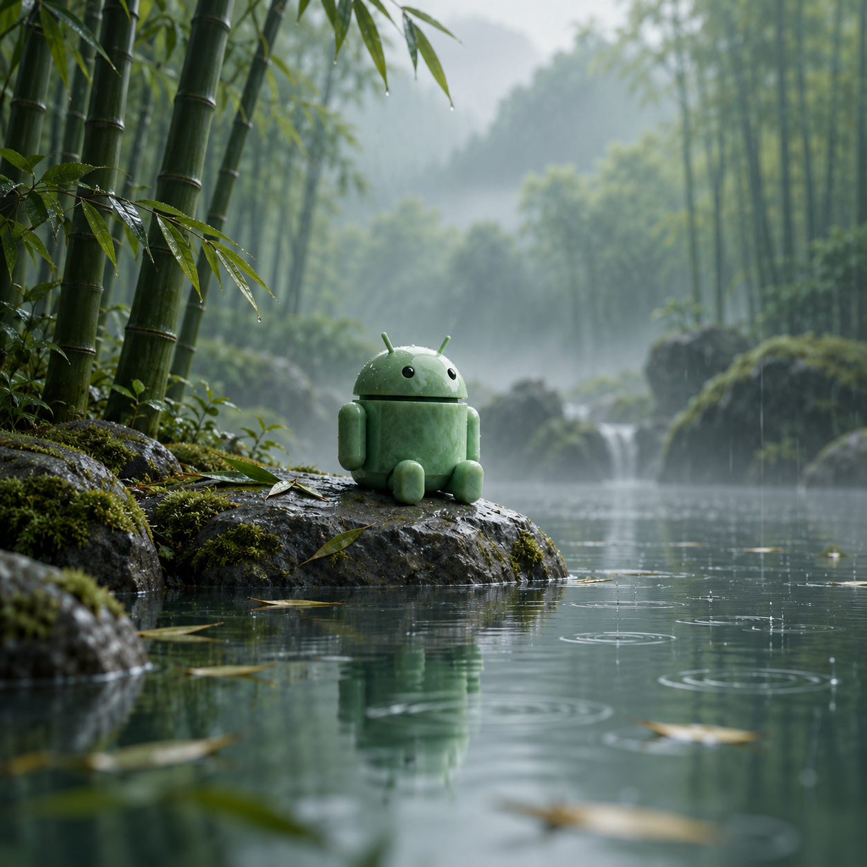 Bamboo Rain Companion