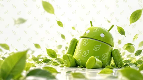 Botanical Android in Bloom