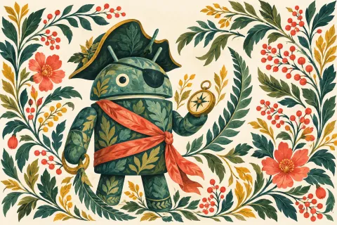 DroidPirate Botanical Compass — Botanical