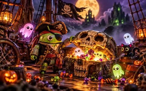 DroidPirate Haunted Treasure — Playful Halloween
