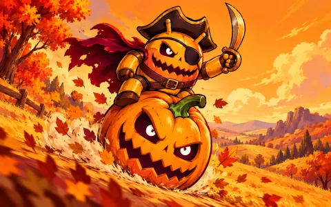 DroidPirate Rolling Pumpkin — Pumpkin Mischief