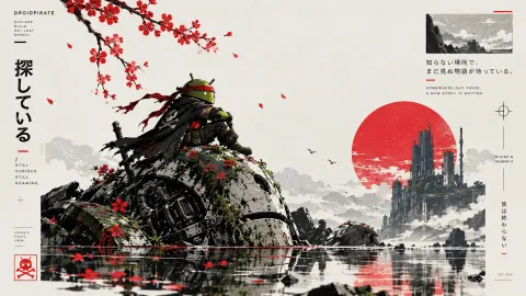 DroidPirate: Ruins Beneath the Red Sun Wallpaper #1578