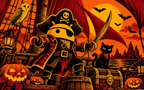 DroidPirate Vintage Carnival — Orange Carnival