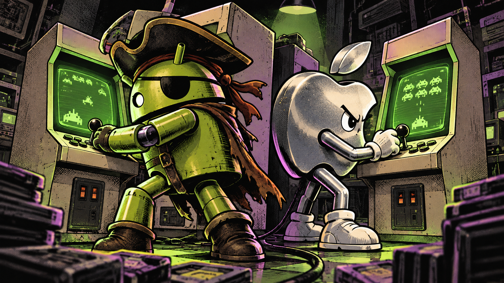DroidPirate vs Apple Arcade