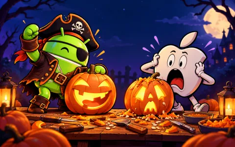 DroidPirate vs Apple Carving Contest — Pumpkin Expressions