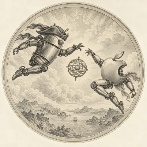 DroidPirate vs Apple Celestial Rivals — Classical Flight