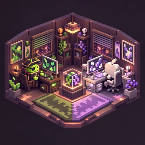 DroidPirate vs Apple Computer Lab — Voxel Computer