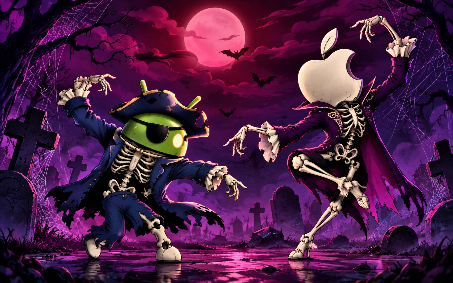 DroidPirate vs Apple Dance Off