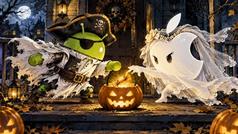 DroidPirate vs Apple Last Candy — Ghost Candy