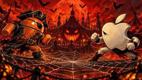 DroidPirate vs Apple Web Arena — Orange Web