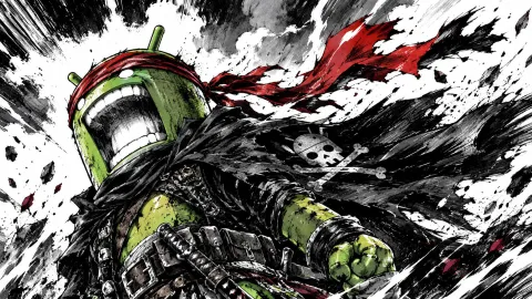 Furious DroidPirate Manga Storm Wallpaper #1589