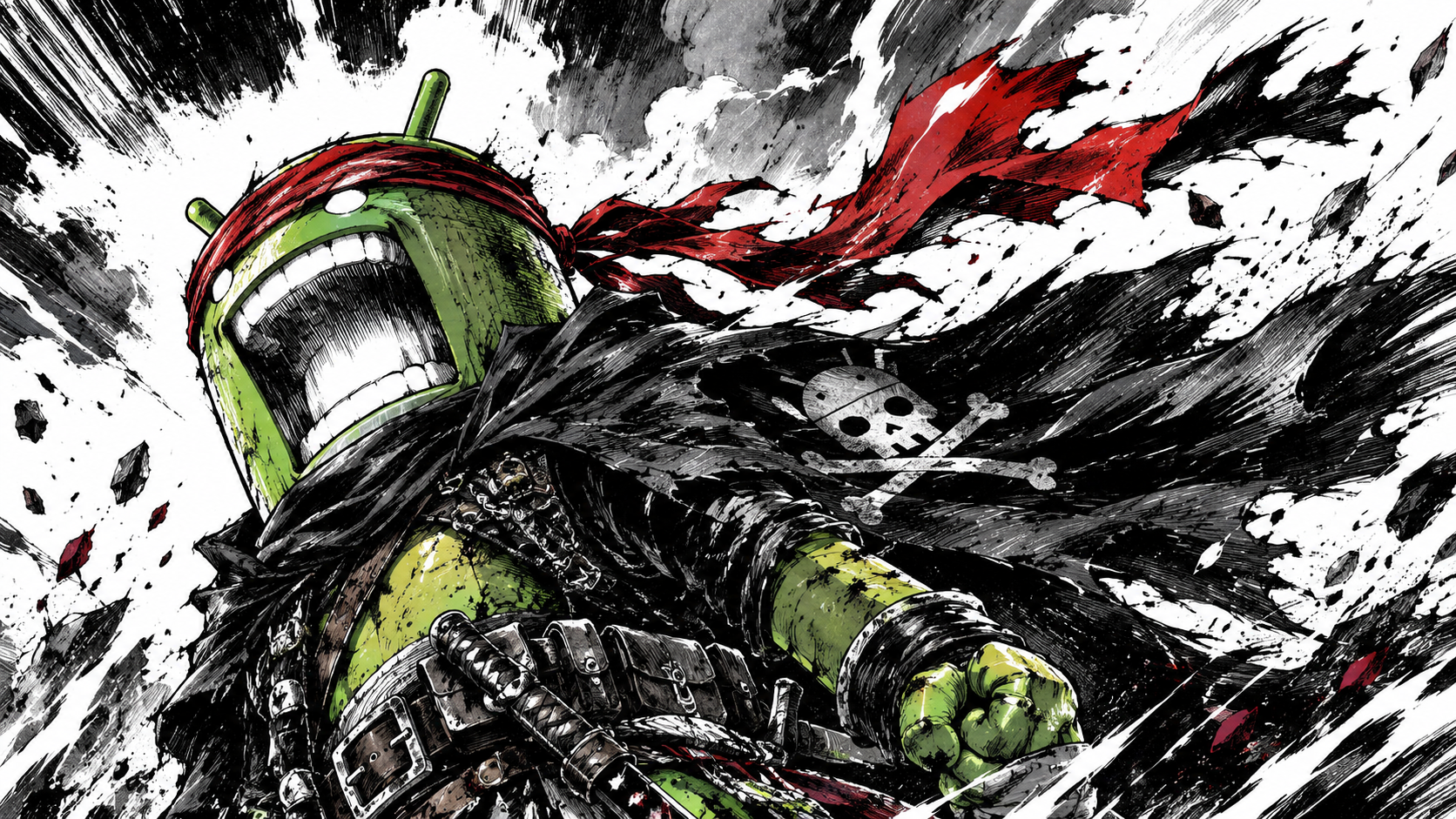 Furious DroidPirate Manga Storm