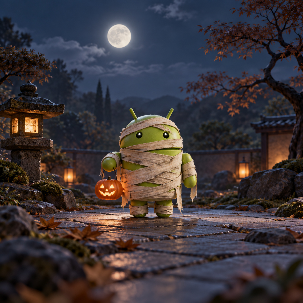 Moonlit Mummy Friend