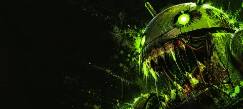 Neon Green Android Maw