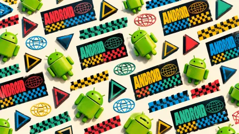 Retro Android Arcade Pattern