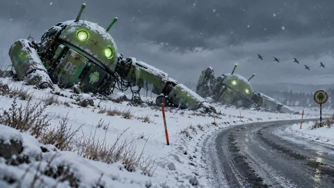 Snowbound Android Wrecks